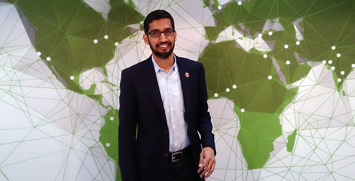 Google Ke CEO Sundar Pichai