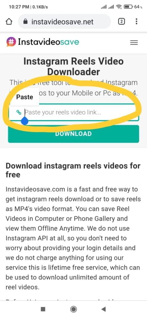 Instagram Reels Video Kaise Download